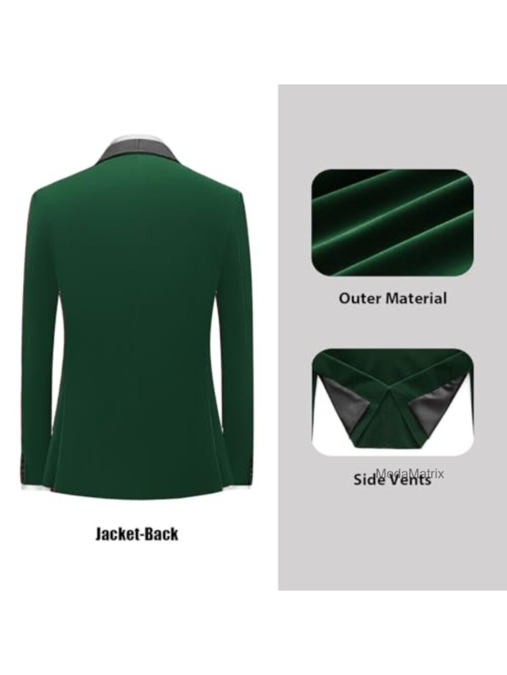 Men's Velvet Shawl Lapel Tuxedo Blazer Slim Fit Satin Lining Formal Evening Coat